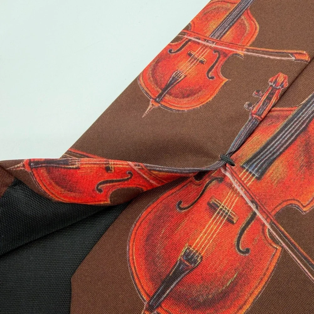 Vtg 1995 Dem Crazy Tie Mens Cello Violin Musical Instrument Novelty Made in USA